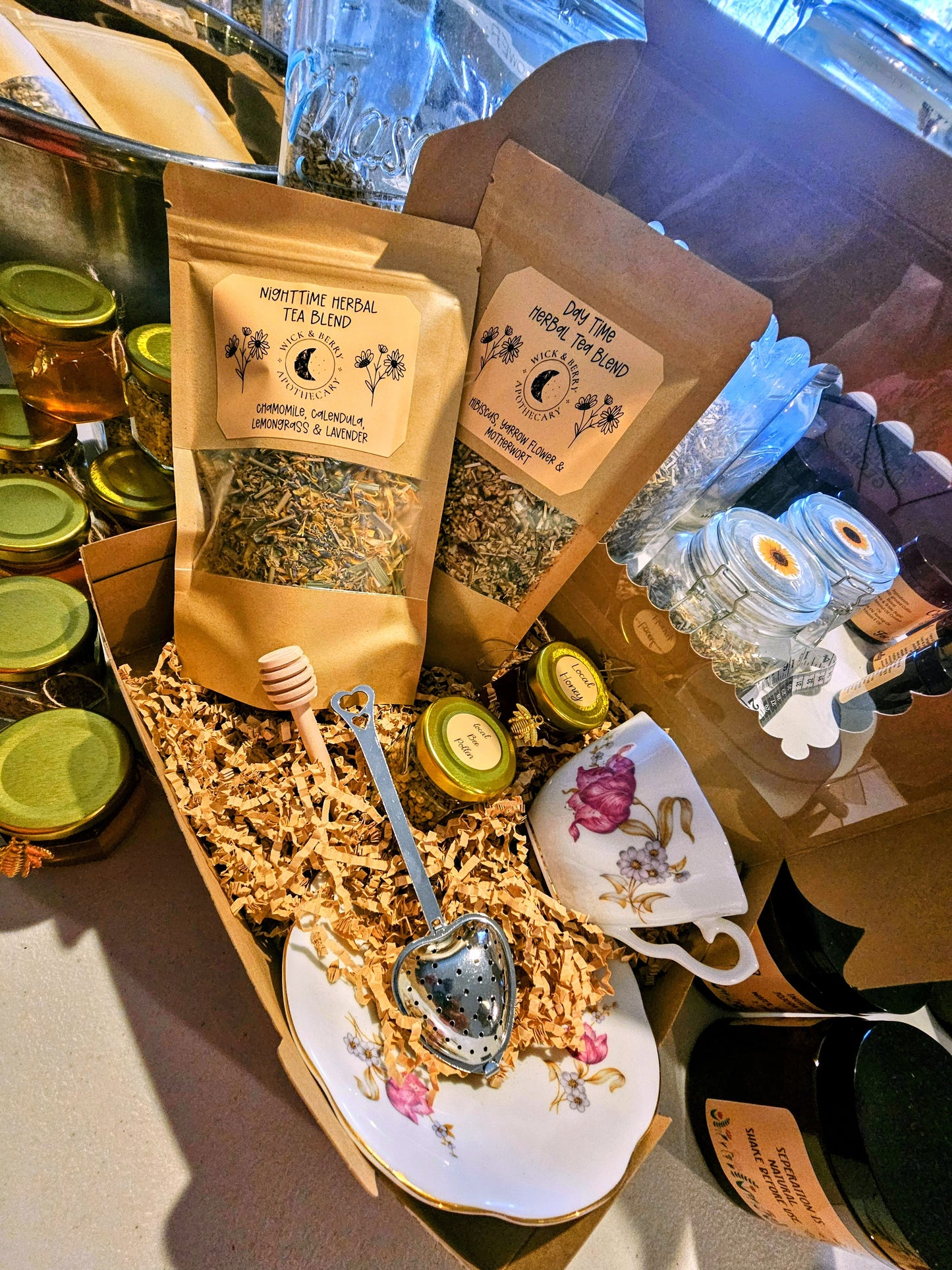 Herbal Tea Blend Set.
