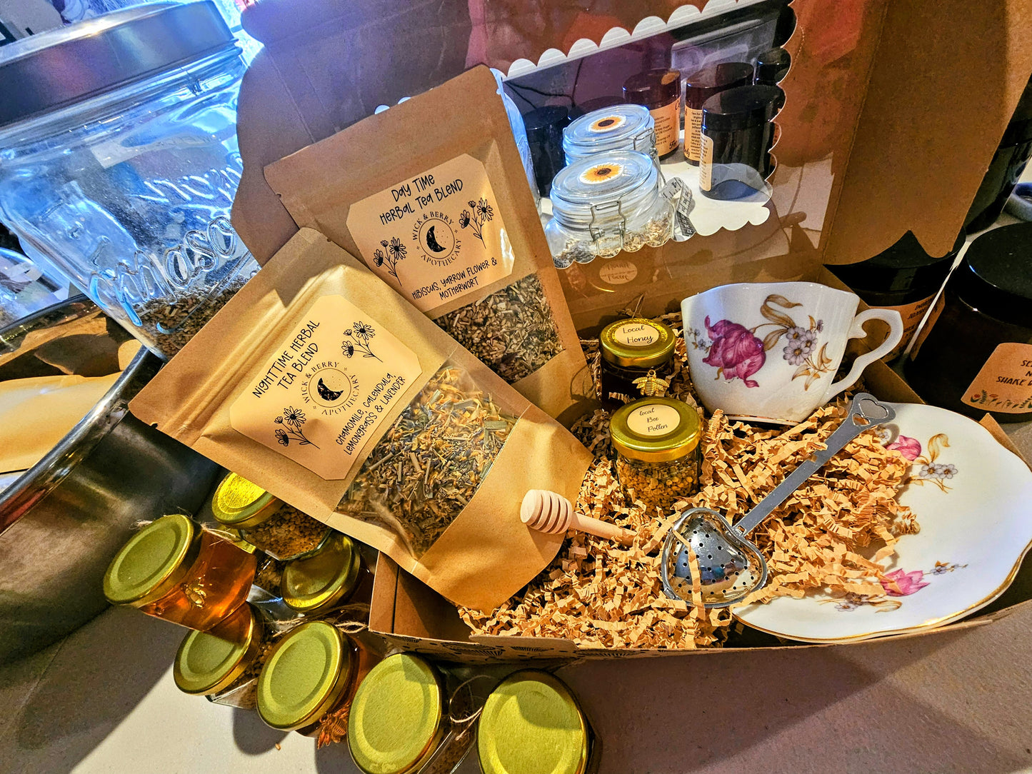 Herbal Tea Blend Set.